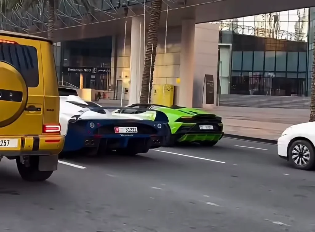 This car spotter in Dubai was able to film one of the rarest Italian hypercars in the world