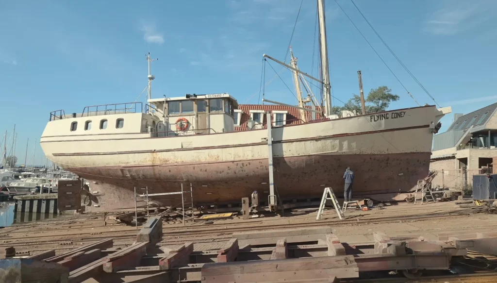 This couple bought an admittedly spectacular abandoned ship but thats when the trouble started