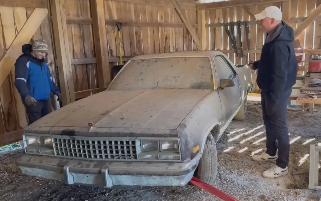 This family in Ohio decided to wash their grandad's Chevy El Camino for the first time in 25 years