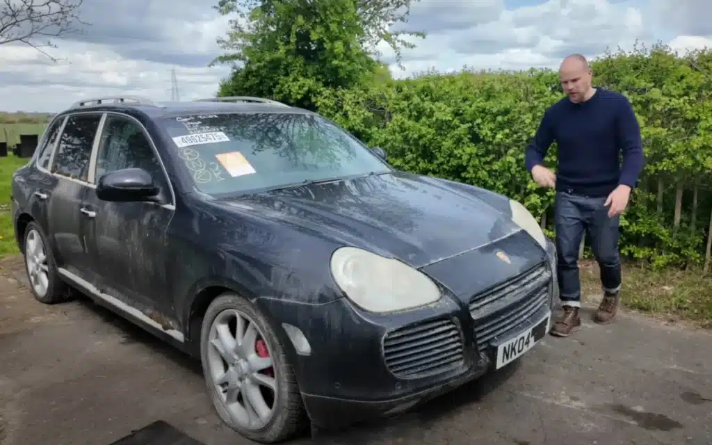 This guy bought a super cheap Porsche Cayenne Turbo for just $600
