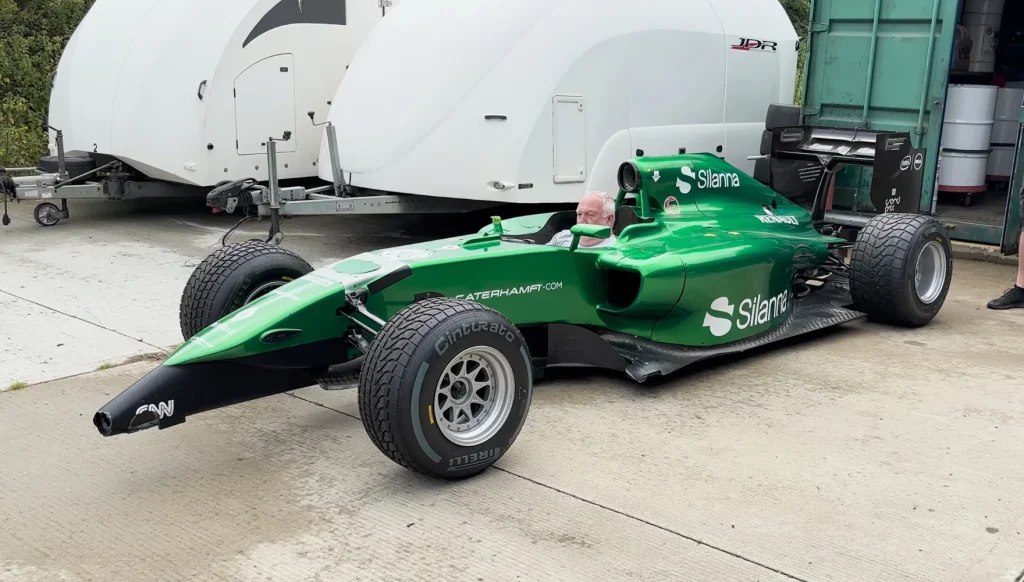 This guy in the UK bought a totaled Caterham F1 car for just $6,700, but then came the hard part