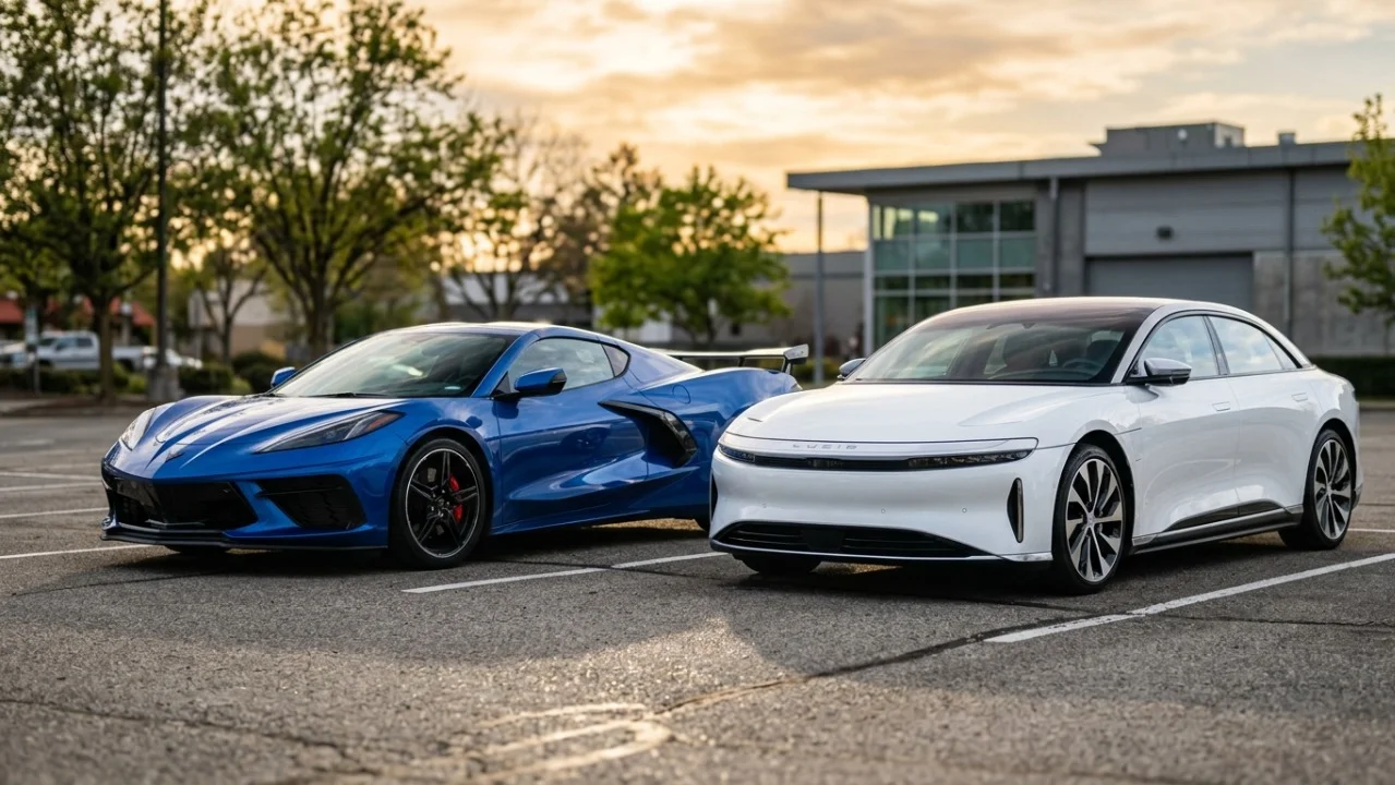 Corvette owner considers trading sports car for a Lucid after finding out what the luxury EV is truly capable of