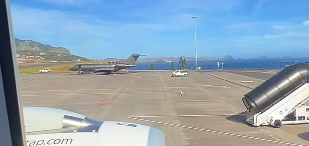 Jet This guy managed to spot Cristiano Ronaldo's jet at Cristiano Ronaldo International Airport in Funchal, the capital of the Madeira in Portugal