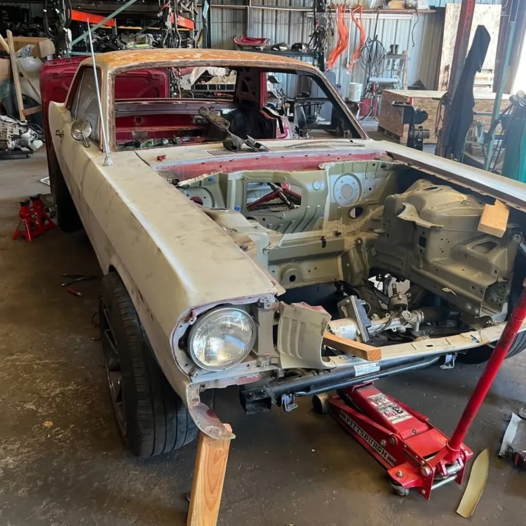 This guy modified a classic 1966 Ford Mustang with an electric motor, which is not unheard of, and then he added Tesla FSD, which is crazy