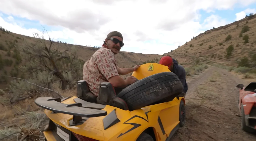 This guy tried driving a Lamborghini toy car through the Oregon desert, and it went much, much better than expected