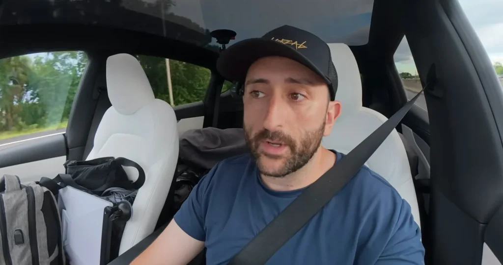This guy tried driving his Tesla on FSD across the East Coast of America and didn't go as planned