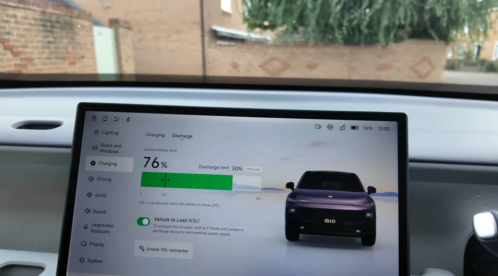 This guy tried powering his entire home using a Leapmotor B10, a small EV from China