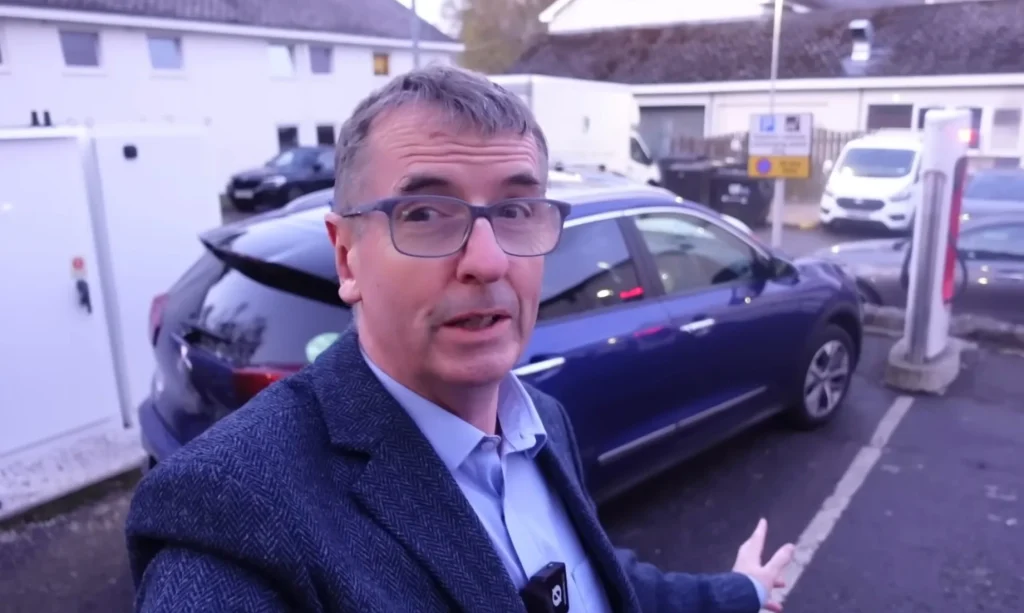 This guy tried to prove two points by charging his Kia EV using a Tesla Supercharger