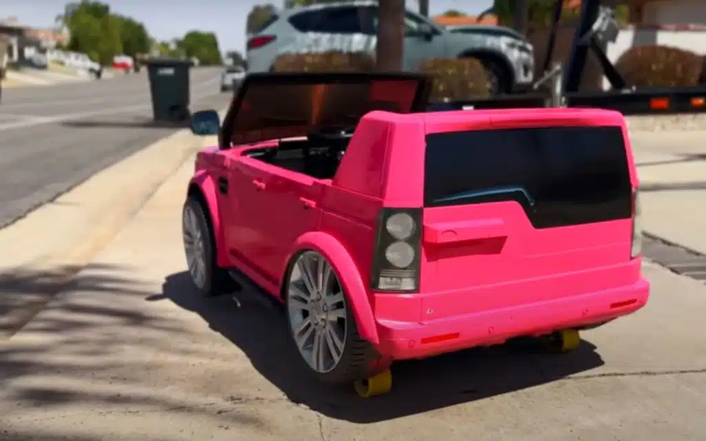 This guy turned a tiny toy car into a mini race car that actually works in Texas