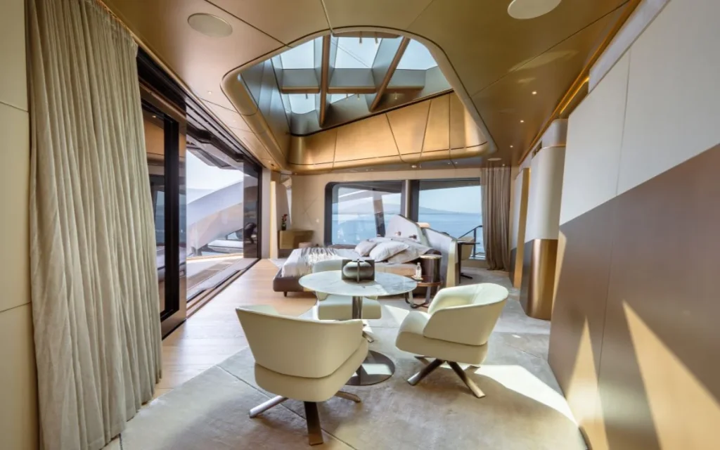 This 144-foot $53,500,000 superyacht favored by Rihanna and ASAP Rocky looks more like a floating palace than a boat