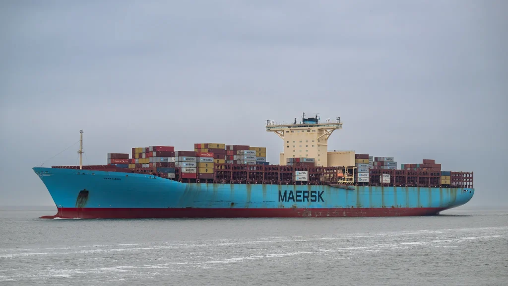 cargo ship most powerful engine