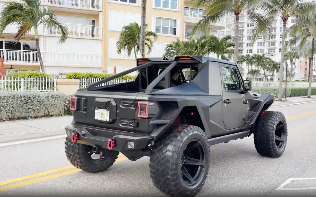 This is the Apocalypse Speedster Cheetah, a custom vehicle powered by a supercharged Hellcat V8