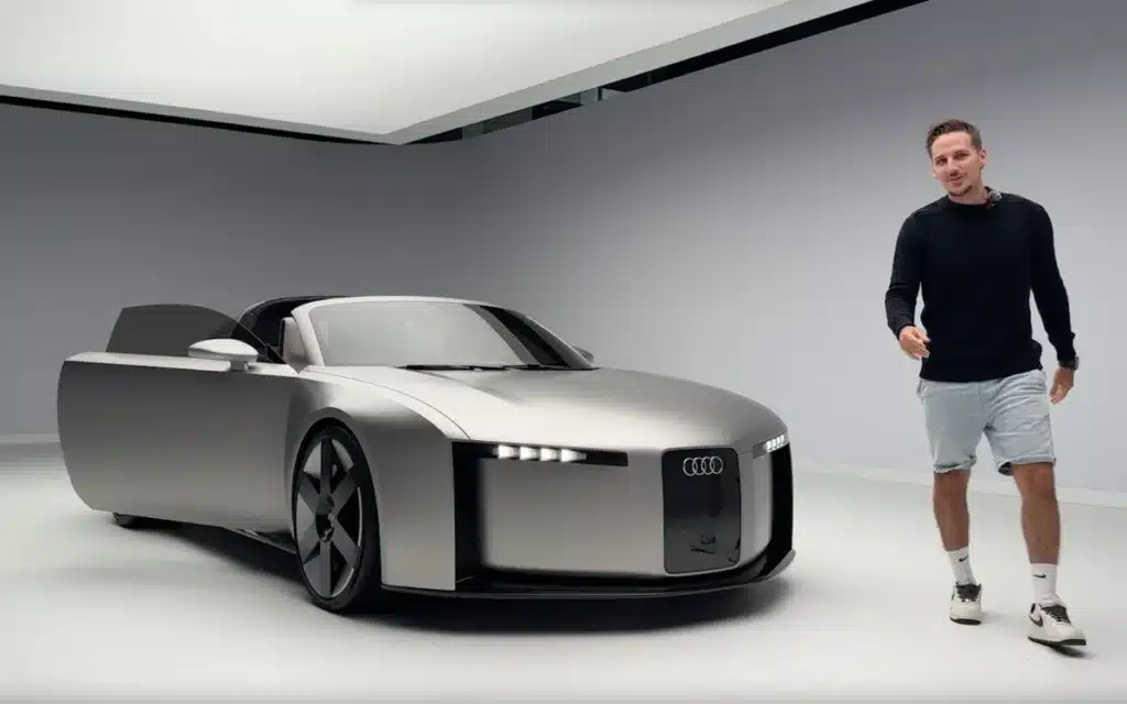 This is the Audi Concept C, an open-top, all-electric sportscar concept that many people will call the new Audi TT