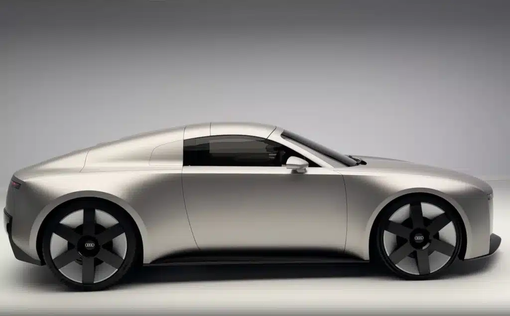 This is the Audi Concept C, an open-top, all-electric sportscar concept that many people will call the new Audi TT