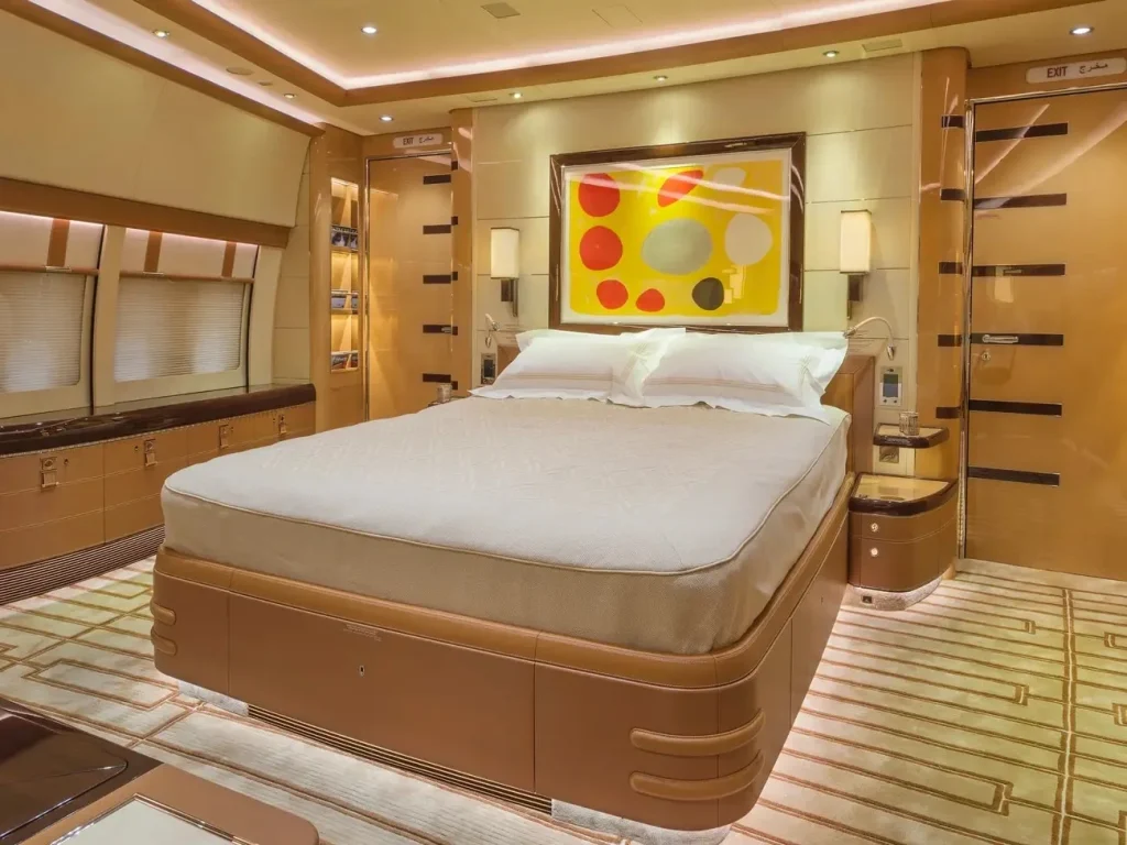 This is the Boeing Business Jet (BBJ 747-8i, and it also happens to be the world's largest private jet