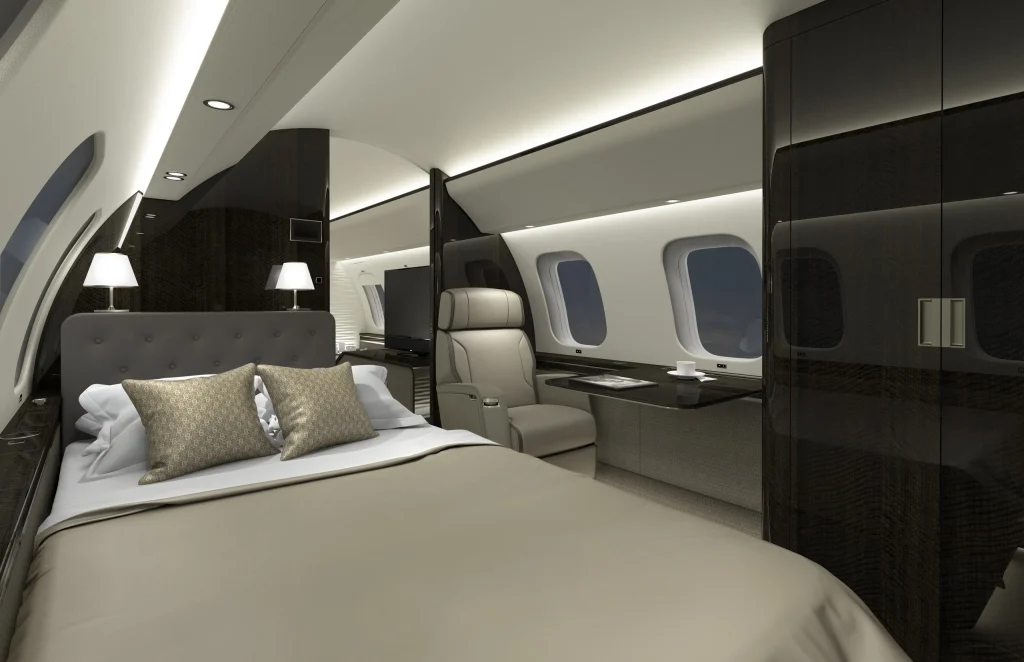 This is the Bombardier Global 8000, the fastest business jet in the world