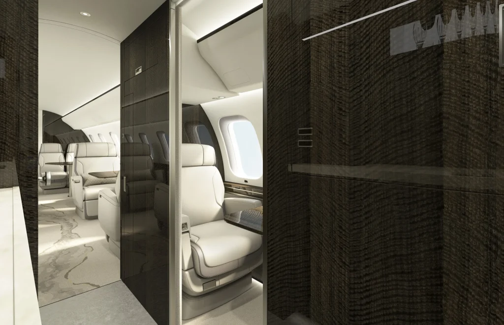 This is the Bombardier Global 8000, the fastest business jet in the world