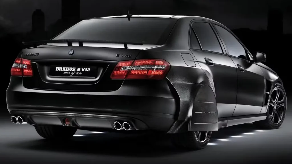This is the Brabus E V12, and it's still the fastest sedan in the world