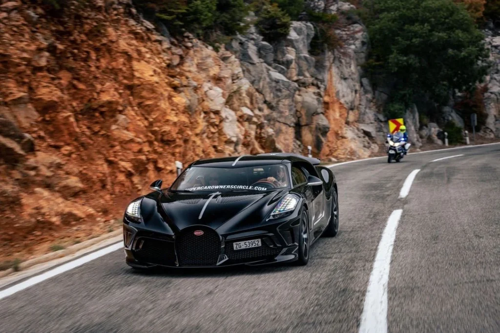 This is the Bugatti La Voiture Noire, arguably the most important modern Bugatti hypercar ever made, and definitely the rarest, now available through SBX Cars