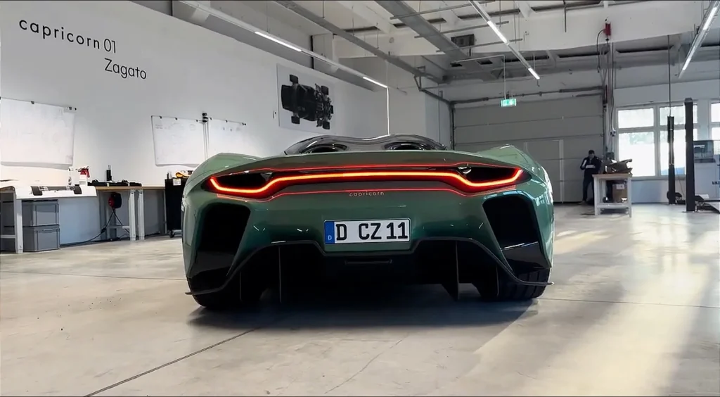 This is the Capricorn 01 Zagato, a hypercar designed in Italy and built in Germany, which is possibly the best combination for a supercar