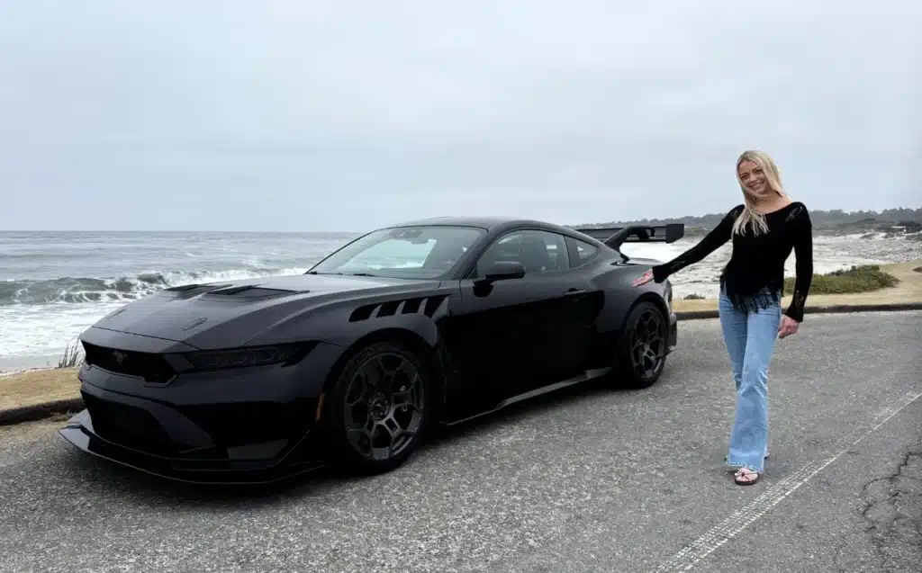 This is the Ford Mustang GTD, the most powerful and sophisticated Mustang ever made