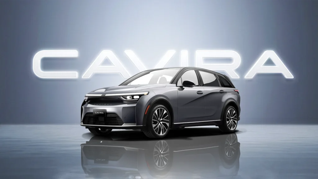 This is the Foxtron Cavira, a direct competitor to the Tesla Model Y