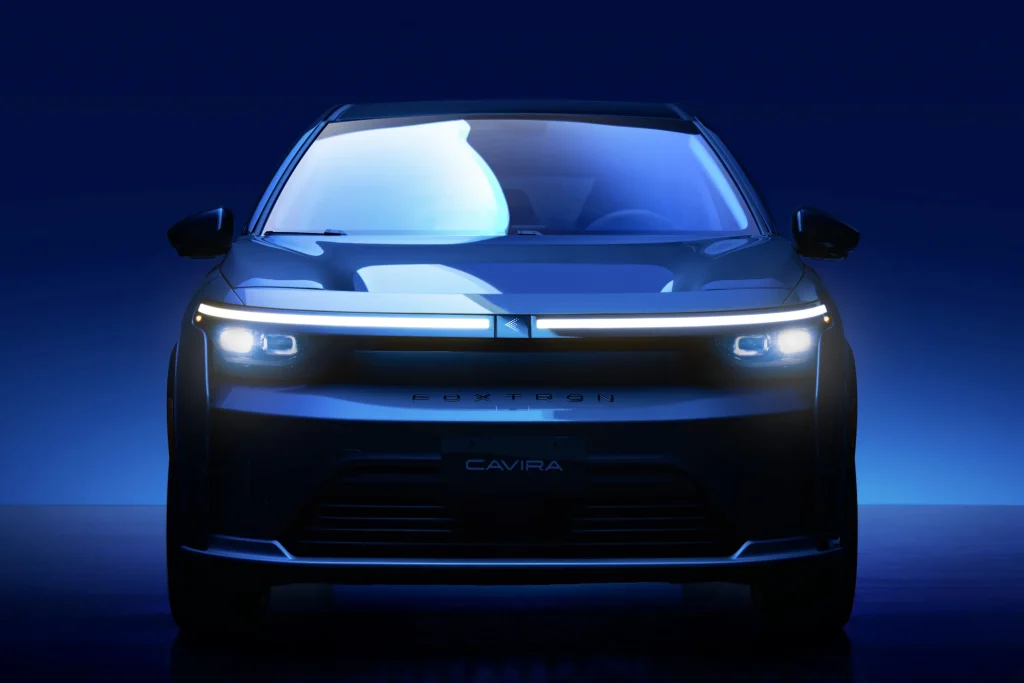 This is the Foxtron Cavira, a direct competitor to the Tesla Model Y