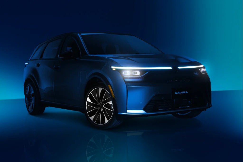 This is the Foxtron Cavira, a direct competitor to the Tesla Model Y