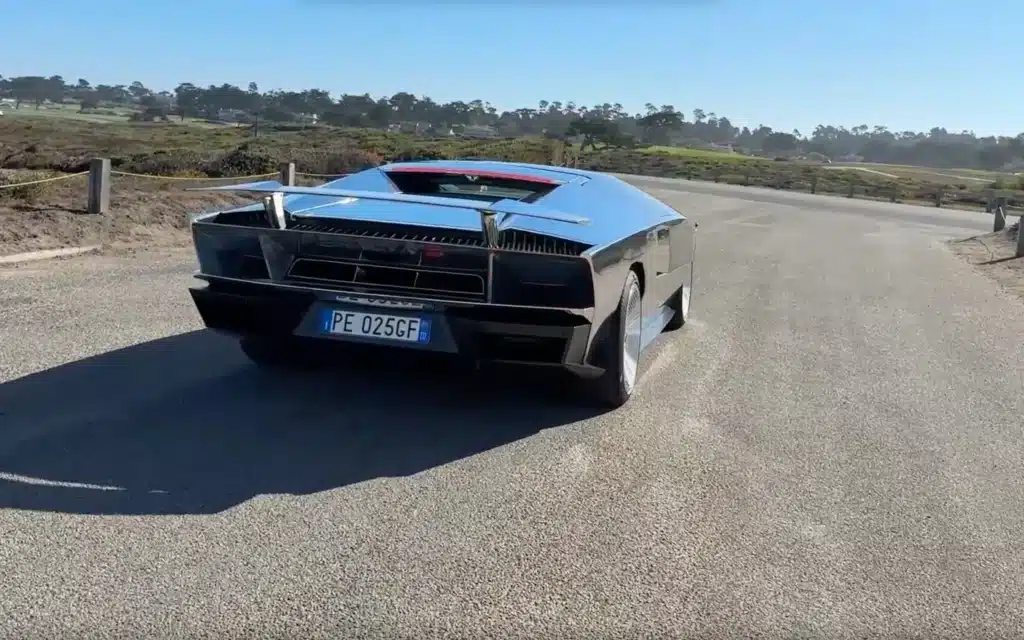 This is the GFG Style Peralta S, a wedge-shaped Maserati tribute designed by Giugiaro