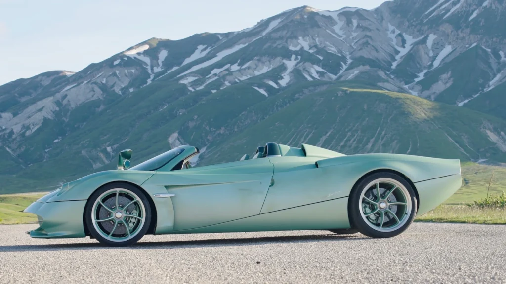 This is the Pagani Huayra Codalunga Speedster, one of the fastest convertibles in the world