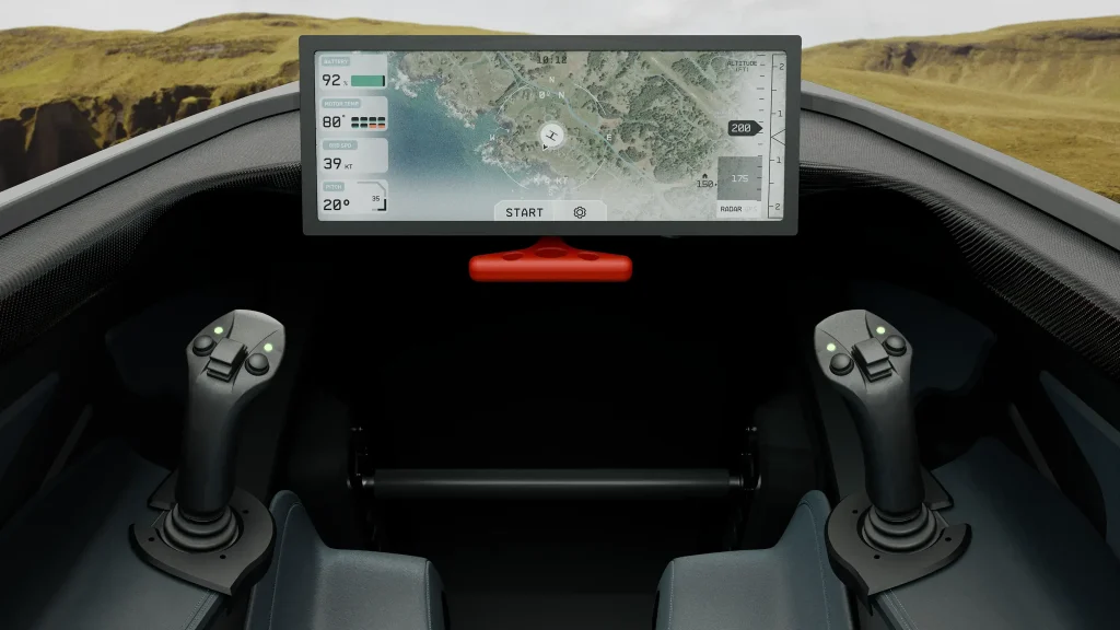 This is the Pivotal Helix, an all-electric aircraft that can take off and land vertically