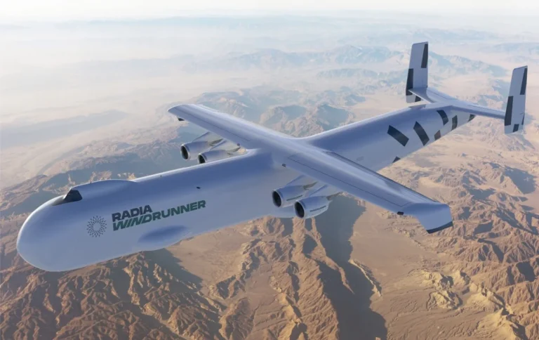 This is the Radia WindRunner, a proposed cargo aircraft that, if completed, would become the world's largest airplane