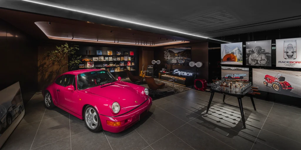 This is the first Porsche Design Tower in Asia, located in the upscale Thonglor District in Bangkok, Thailand