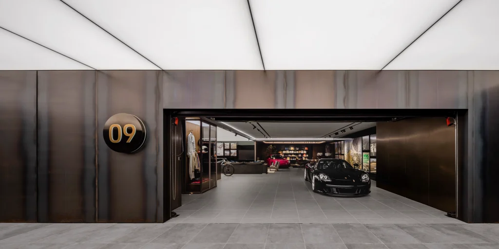 This is the first Porsche Design Tower in Asia, located in the upscale Thonglor District in Bangkok, Thailand