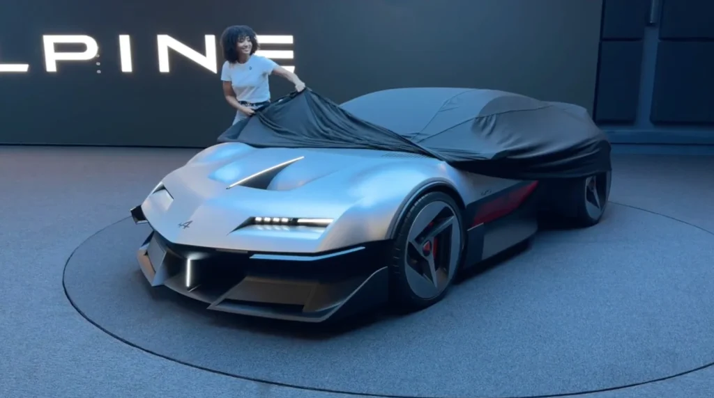 This is the new Alpine A310 VISION concept, a tribute to the iconic A310