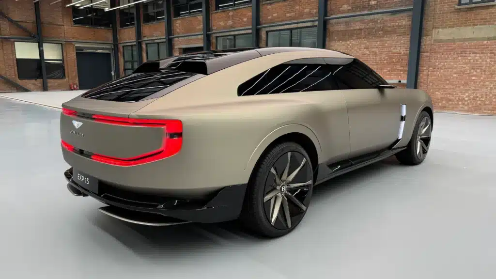 first electric bentley This is the new Bentley EXP 15 Design Vision Concept, a stunning futuristic Bentley concept that's designed to preview the first electric Bentley