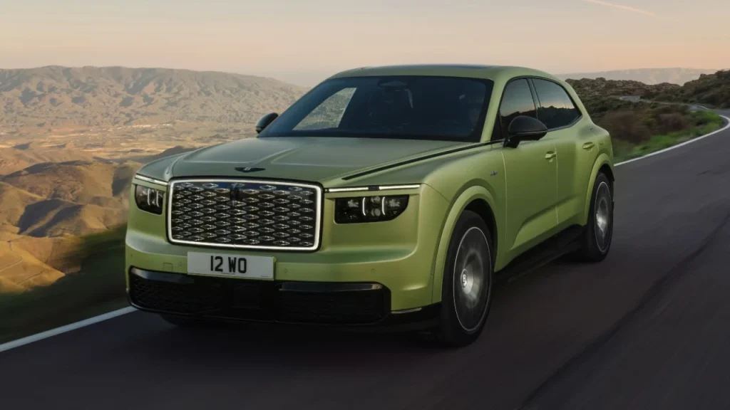 This is the new Bentley Torcal, the brand's first electric SUV