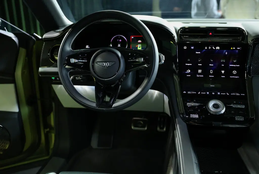 This is the new Bentley Torcal, the brand's first electric SUV