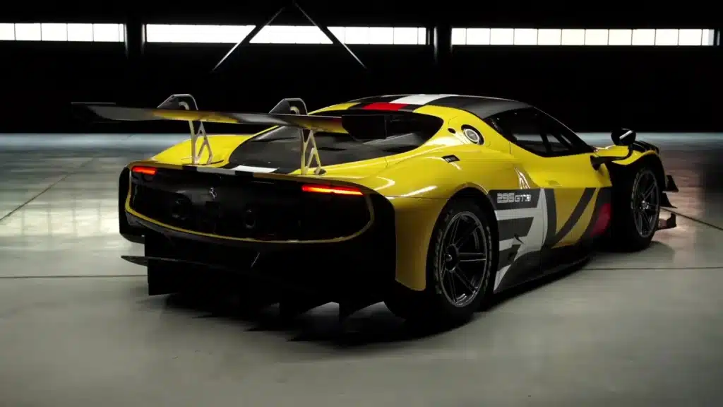 This is the new Ferrari 296 GT3 Evo, arguably the most extreme Ferrari 296 ever made