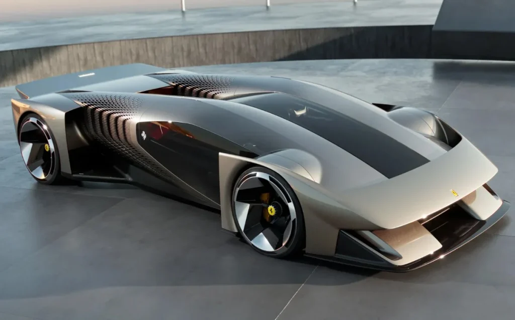 This is the new Ferrari F76, Ferrari's first digital hypercar