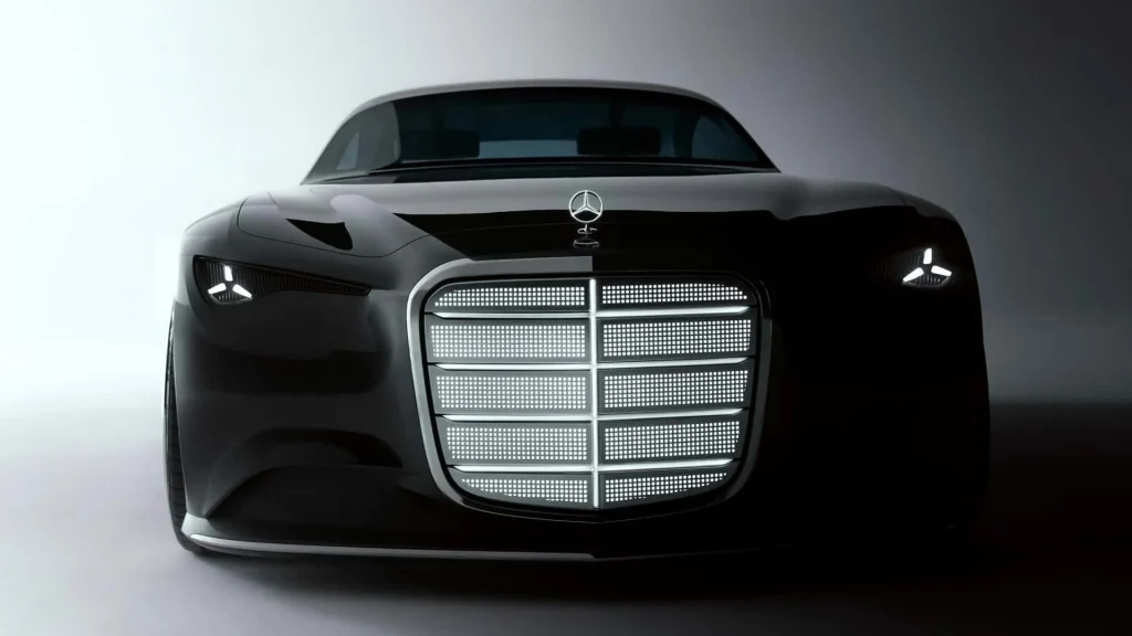 This is the new Mercedes-Benz Vision Iconic concept, and it kind of looks like a Batmobile
