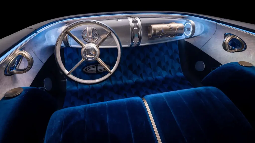 This is the new Mercedes-Benz Vision Iconic concept, and it kind of looks like a Batmobile