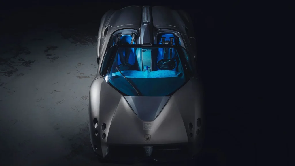 This is the one-off Lamborghini Pregunta, a 1998 Lamborghini concept car based on the Lamborghini Diablo