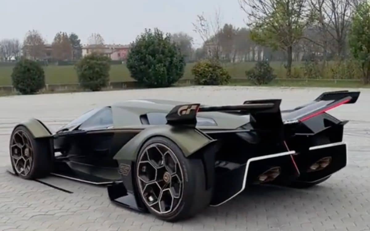 This is the only Lamborghini V12 Vision GT ever made and it's breathtaking