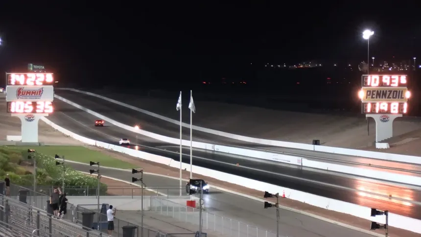 This manual Ford Mustang GT challenged a Tesla Cybertruck in a drag race but it was hopeless