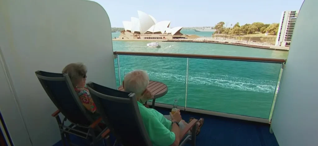 This Aussie couple decided 'Netflix and chill' just wouldn't cut it, and so they booked back-to-back cruises and have been traveling for years