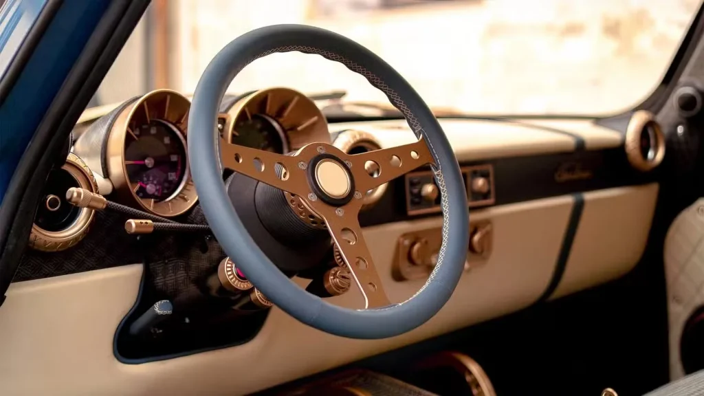 This supercar - built by a company called Totem - looks like an Alfa Romeo, but it's actually a modern electric vehicle