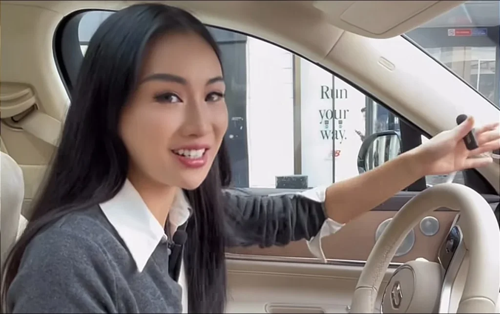 This woman drove a Chinese EV all the way to London from China just to test the reactions of people in the UK