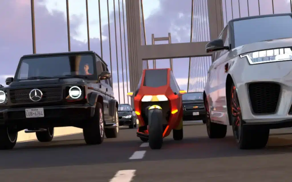 This engineer has unveiled a new three wheel EV built for cutting through traffic, as it's already been dubbed a 'street-legal fighter jet'