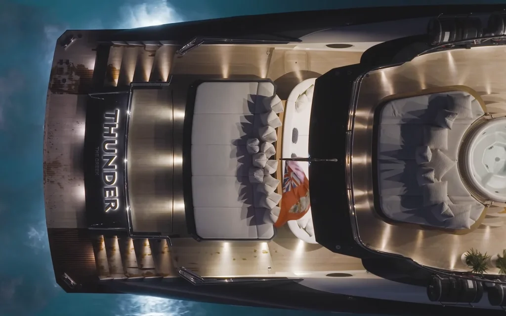 Billionaire built a 10,500HP carbon fiber superyacht so he can have his lunch and dinner in different places using the 'Concorde of the sea'